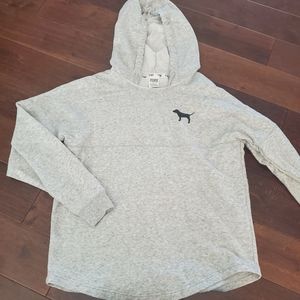 PINK Victoria Secret gray hoodie size small but fits like medium imo